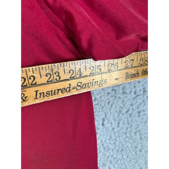 Adidas Jacket Mens Large Red White 3 Stripes Full Zip Up Track Casual Classic - Picture 7 of 13